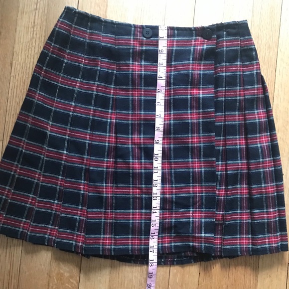 Perfect punk red plaid school kinderwhore skirt - Picture 13 of 14